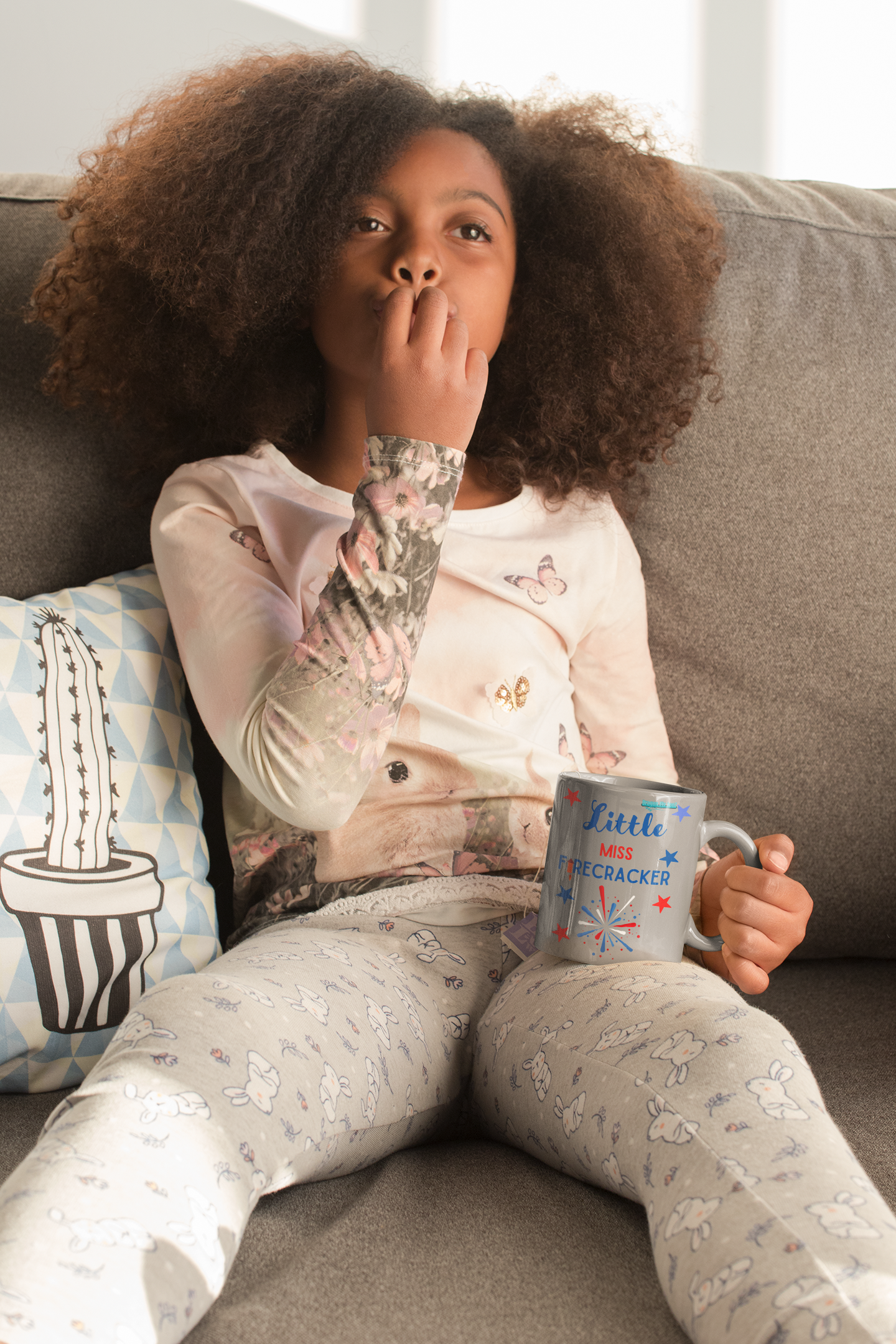 4th of JULY-MUG    Little miss firecracker
